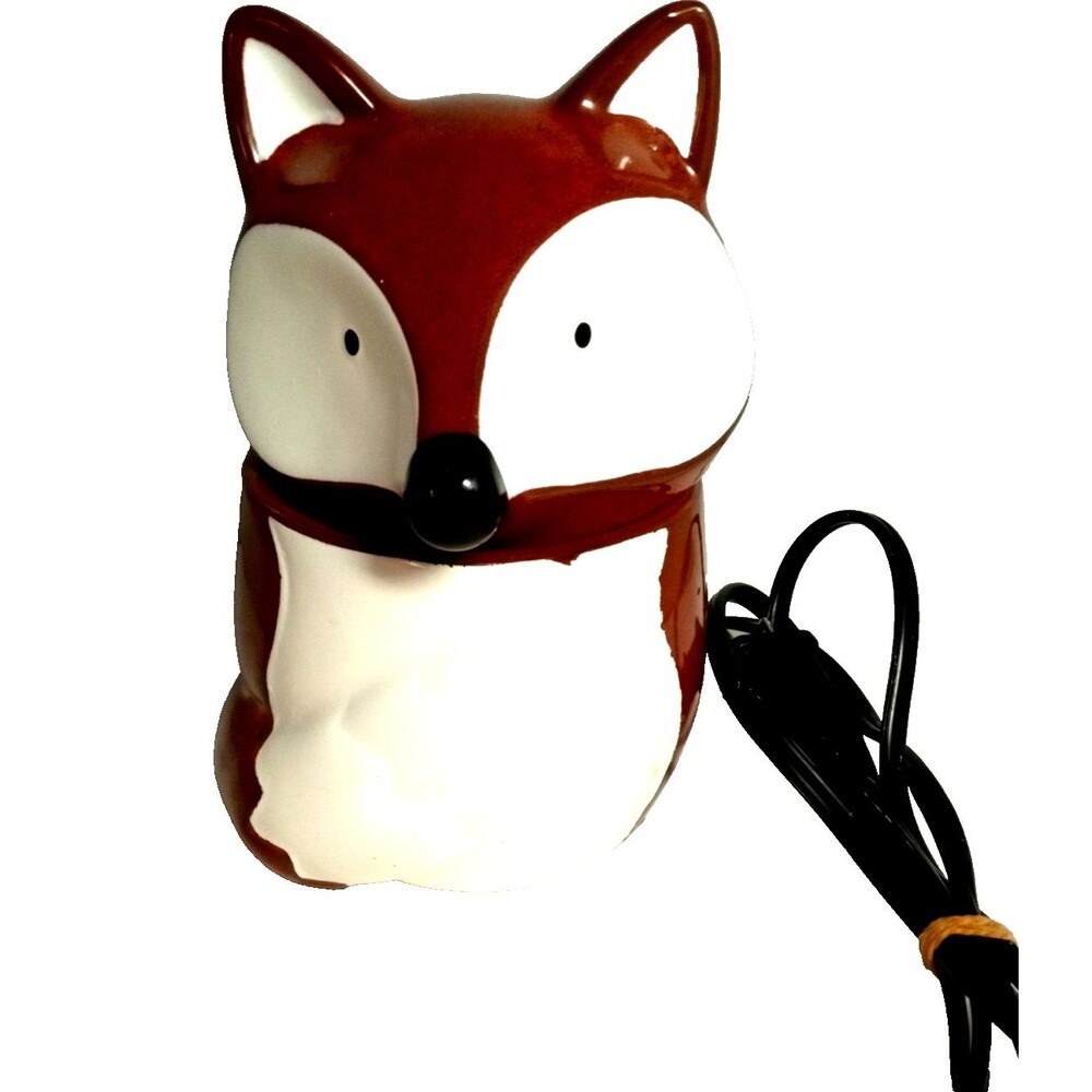 Scentsy Red Fox Ceramic Wax Warmer 2016 Retired Discontinued Cabin Woods Animal